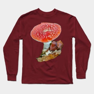 Fly Agaric Mushroom Long Sleeve T-Shirt